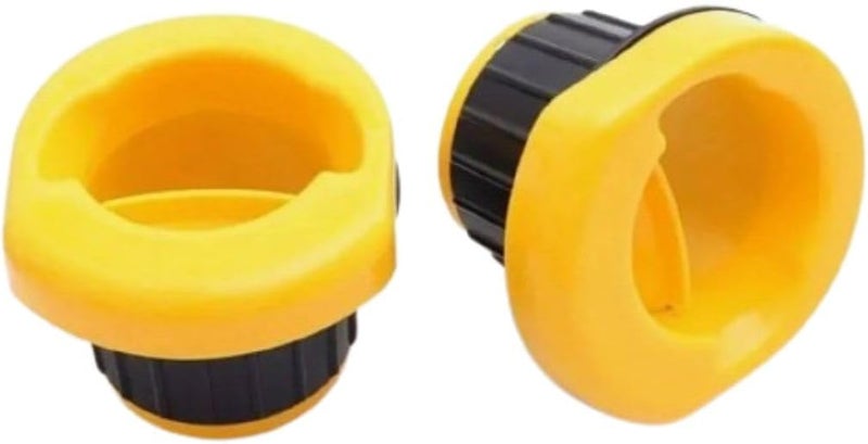 UTAPE Durable Plastic Hand-Saver Lightweight Compact Stretch Film Wrap Holder & Dispenser Designed - Ideal for Shrink Film Wrapping Applications: Fits Any 3" in. Core (1-Pair) - Image 1